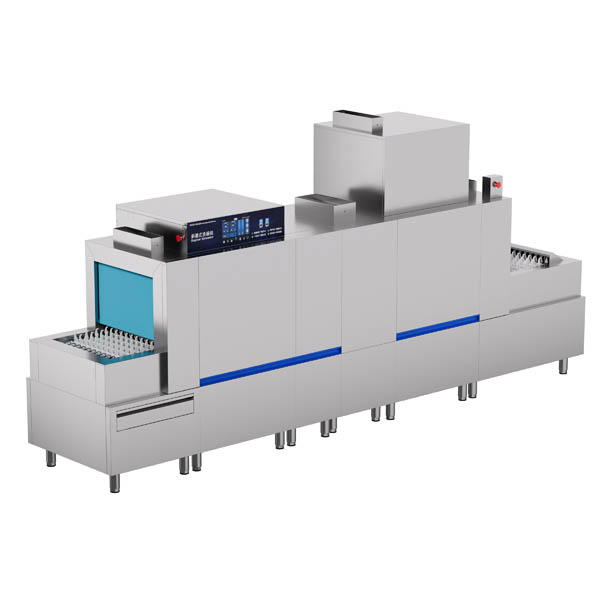 4.3米斜插式洗碗机/一洗一漂一烘干-55KW